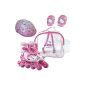 On ARPEJE - Hello Kitty - OHKY 21 - Crystal Helmet Bag + + Rollers in Line - Size 30/33 + 2 Protections (Toy)
