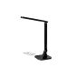 TaoTronics 14W LED desk lamp table lamp reading lamp light head rotates through 180 ° 4 modes dimmable clamped with a USB port for charging smartphones and tablet PC's, Black