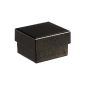 MTS / earrings jewelry box gift pouch black - Universal Packaging Greenpack bioplastic (Umweltfreudlich) 4.5 x 5 cm 156021 (jewelry)