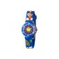 Baby Watch - Boy - Zip Pirates - Watch instructional 6-9 years - Plastic blue gum with 3D drawings - learning method (Watch)