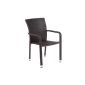 Greemotion stacking chair bicolor Manila, multicolored, ca. 57 x 61 x 88 cm (garden products)