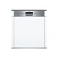 Siemens SN55N582EU part integratable dishwasher / A +++ A / 14 place settings / 44dB / stainless steel / zeolite drying / Start time delay / Dossier Assistant (Misc.)