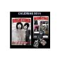 ROLLING STONES 2014 CALENDAR + FREE DREAM BY ROLLING STONES KEYCHAINS (Automotive)
