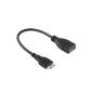 Aukru® Cable USB HOST / OTG Usb 3.0 For Samsung Galaxy Note Pro 12.2 / Samsung Galaxy Tab 12.2 pro / Samsung Galaxy Note 3 N9000 N9005 / Galaxy S5 (Electronics)
