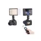Neewer® LED308C 308PCS LED panel LED Ultra High Power Photo Studio Video Light Adjustable with LCD, Kit Includes Wireless Remote Control 16CH + Grip + Mini Portable Stand for Canon Nikon Pentax Olympus Panasonic Sony and Samsung DSLR Other Reflexe Digital Camcorders (Electronics )