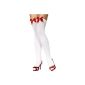 Stockings, white with red bow (Smiffys) (Toy)