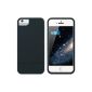Vau Snap Case Slider - matte black - bipartite Hard Case for Apple iPhone 5