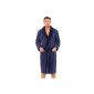 Super Soft Men dressing gown fleece bathrobe robe Warm Winter Still (Textiles)