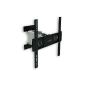 Pure Mounts PM-motion 52 - Ultra flat, full-motion TV wall mount, +/- 45 ° tilt, +/- 15 ° tilt, only 34mm distance to wall until 268mm extendable, max.  25kg, max.  VESA 400x400, and 52 inches (132 cm) universal for all TV sets (accessories)