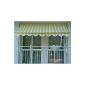 Angerer terminal PE fabric awning stripes, yellow, 300 cm (Garden & Outdoors)