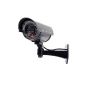 ATC Waterproof surveillance camera with Blinllicht Dummy Camera Fake Dummy LED (Electronics)