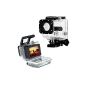 XCSOURCE® waterproof GoPro accessories overwhelmed door GoPro Hero 3 Bacpac OS70 LCD touch LCD (Electronics)