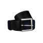Elastic cloth belt / stretch belt for men and women | waist 65 - 115cm | colors: black, light gray, dark gray, navy and much more.  (Textiles)