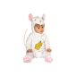 Baby Mouse Costume Mouse Costume white-pink 90 cm Mouse Costume Mouse Costume Animal Costume Baby Costume (Toys)