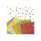 Lot 1980 Scintillants Mosaic Foam Stickers - Ideal for mosaics decorations (Toy)