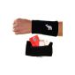 XXL functional sweatband with specialist / wristband per Angry Elephant sport black (Misc.)