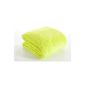 150x200 XL lime green light green celadon green, high pile optic long-haired Blanket living blanket microfiber blanket blanket fleece blanket microfiber microfibre very soft Stay warm Bruno