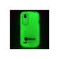 youcase - Day'n'Night Case HTC Desire X Glow Cover Cover Gel Silicone TPU (Electronics)
