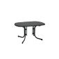 Greemotion folding table large Sevelitplatte, hinged, gray, approx 132 x 90 x 70 cm (garden products)