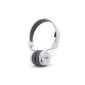 GranVela ® foldable headset A816 New music player to the 16 colors Earphone, Support TF FM Radio Portable PC Monitor Audio (Does not include Bluetooth) -white (Electronics)