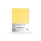 Jersey Fitted Sheets fitted sheet yellow 90x200 - 100x200 (household goods)
