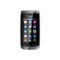 Nokia Asha 308 Dual SIM Smartphone (7.6 cm (3 inch) touchscreen, 2 megapixel camera) (Electronics)