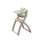 Schardt Baby High Chair in beech Massif - Charly - Inclusive Textile Spot Foam - Natural (Baby Care)