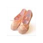 Baysa - ballet shoes linen fabric with leather reinforcement - different colors - Gr.  24-42 (Textiles)