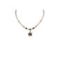 Alpenflüstern Ladies edelweiss costumes pearl necklace Fiona small creamy white DHK12200010 (jewelry)