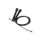 3M Cable Jump Rope Fitness Boxing Gym Ball Bearing Sport BLACK (Electronics)