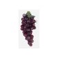 Deko grapes 19 cm dark red grape vine Fruit Artificial Vegetable artificial fruit vegetable decoration