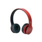 Macrom Bluetooth On-Ear Headphones - M-HPB20 - Red (Electronics)