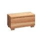HomeTrends4You 591417 Chest, 75 x 40 x 35 cm, core beech oiled (household goods)