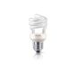 Philips light TORNADO 211 572 ES 8YRT Energiesparlampe 12W E27 230V Daylight T2 (household goods)