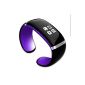FACILLA® MEMTEQ® Bluetooth Smart Bracelet OLED screen touch speakerphone / mobile anti-loss / pedometer for Android phone, iPhone (IOS), Symbian (Nokia), BlackBerry OS, Windows Phone (Purple) (Electronics)