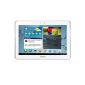 Samsung Galaxy Tab 2 P5110 Tablet WIFI (25.7 cm (10.1 inch) display, 1GHz processor, 1GB RAM, 16GB of memory, 3.2 megapixel camera, Android) white (Personal Computers)