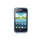 Samsung Galaxy Young S6310N Smartphone (8.1 cm (3.2 inches) touch screen, Cortex A5 1GHz, 768MB RAM, 4GB internal memory, 3.2 megapixel camera, Android 4.1) Deep Blue (Electronics)