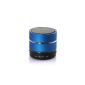 DBPOWER® LED Metal Mini Wireless Bluetooth Stereo Speaker TF Slot, Mini Portable Wireless Bluetooth Portable Rechargeable Speaker for smartphones and tablets, via Bluetooth microphone for the hands-free Hand Built, Blue (Electronics)