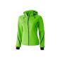 Lively green jacket and for sports and everyday life super useful