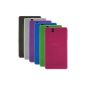 PrimaCase - 6 Pack - Ultra Fine Case for Sony Xperia Z - Collection Semi-Transparent (Electronics)