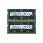 Samsung 16GB RAM kit (2 x 8GB) DDR3 PC3L-12800,1600MHz, 204 PIN SODIMM laptop (Personal Computers)
