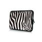 Luxburg® Design Laptop Case Laptop Case Sleeve for 13.3-inch (in 10.2 | 12.1 inches | 13.3 inches | 14.2 | 15.6 | 17.3 inches), Theme: Zebra