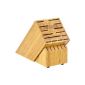 Cook Ling bamboo knife block - for 20 knives (household goods)