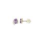 Miore Ladies Earrings 9 carat yellow gold Amethyst 375 MP9143E (jewelry)
