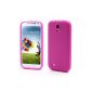 iProtect Silicone Case Samsung Galaxy S4 Case flexible pink (electronics)