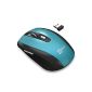 JETech® M0770 2.4Ghz Wireless Mouse Wireless Mobile Mouse Optical mouse with 6 buttons, 3 DPI stages, USB wireless receiver (Blue) (Wireless Phone Accessory)