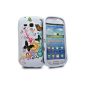 Master Accessory Silicone Case for Samsung Galaxy S III Mini i8190 Multi color Flowers Pattern Fancy (Accessory)