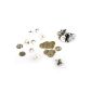10X magnetic metal button 18mm silver magnetic button tinkering TOP (household goods)