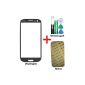 iTech Germany Samsung Galaxy S3 Display Glass Black - High quality repair kit front display glass for i9300 i9305 LTE with tools and adhesive film (Electronics)