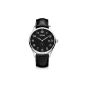 Golana - CL100-1 - Classic Small Second - Men's Watch - Quartz Analog - Black Dial - Black Leather Strap (Watch)